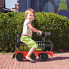 JOYLDIAS Ride On Train Car for Toddlers Push Power Ride Kid Gifts Sound Effects