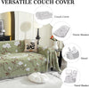 LiveGo Sofa Cover for 3 Seater, Chenille AB Sided Slipcover for Sofa, All-Season