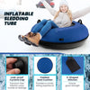 100cm Inflatable Snow Tube Heavy-Duty Sledding Toboggan Resistant Snow Sled