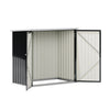 Outdoor Garden Storage Shed Metal Lean to Pent Shed for Tool Bike Storehouse UK