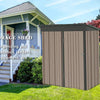 5x3ft Metal Garden Shed Outdoor Tool Storage Organizer Small House Lockable Door