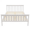 Double Bed 4ft6 Solid Pine Wood Wooden Bed Frame for Adults, Kids, Teenagers