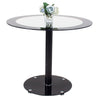 Muti Types Dining Table Kitchen Room Glass Top Metal Frame Table Desk Only Table