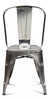Style Industrial Metal Dining Chairs Vintage Retro Kitchen Cafe Stacking