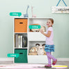 Kids Toy Storage Cabinet Modern Toys and Books Storage Organizer with 2 Baskets