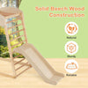 Wooden Indoor Toddler Playground 4-in-1 Jungle Gym-Natural