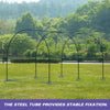 3mx2m Walk-in Greenhouse Polly Tunnel Patio Garden Outdoor Polytunnel Frame