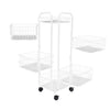 Tiered Kitchen Food Veg Storage Bathroom CaddyRack Organise Fruit Trolley Basket