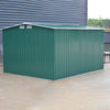 Garden Shed Metal Apex/Pent Roof Outdoor Storage House Tool Box With Foundation