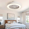 LED Ceiling Fan with Lighting LED Light Adjustable Wind Speed Remote Decor
