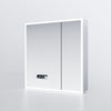LED Bathroom Mirror Cabinet With Bluetooth Socket Demister 3 Color Light 600x630