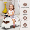 Ride on Toy Baby Dinosaur Sliding Car with Horn Music Lights White