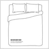 Luxury Duvet Cover SET Stripe Quilt Covers Bedding Sets Single Double King Size