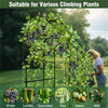 Garden Arch Trellis for Climbing Plants Outdoor 63" Large Tunnel Trellis Support