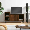 Lechnical TV Cabinet Brown Oak 100x35x55 Engineered Wood,TV Stand Unit,TV K8T5