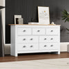 Chest of Drawers with 7 Drawers Wooden Frame for Bedroom, Living Room, Hallway
