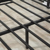 King Size Metal Bed Frame Slat Support Bedstead Base w/ Headboard & Footboard