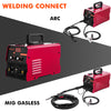 350A MIG Welder Machine Gasless 220V Inverter MIG/ARC/TIG Welding Machine