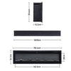 Electric 60Inch Insert/Wall Mounted LED Fireplace Wall Inset Into Fire Freestand