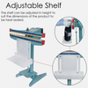 Foot Pedal Impulse Plastic Bag Sealing Machine Double-sided Heat Sealer 650mm UK