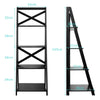 4-Tier Bookshelf Storage Shelving Unit Space Saving Ladder Shelf Display Rack