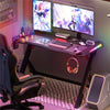 FATIVO 47" Gaming Desk Computer Table Home Office Desk with Cup Holder Storage
