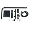 Bathroom Shower Mixer Thermostatic Dual Head Exposed Square Bar Black Shower Set