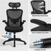 Home Office Chair Wheels Mesh Office Chair High Back Ergonomic Desk Chair Black