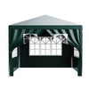 4x3m Heavy Duty Marquee Gazebo Waterproof Outdoor Garden Canopy Party Tent Green