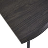 Brown Dining Table Kitchen Dining Room Garden Table Metal Straight Legs Morden