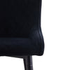 2 pcs Faux Leather / Velvet Bar Stools Diamond Design Soft Upholstered Seat Back