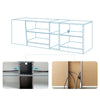 Mondeer 140cm Modern TV Stand Cabinet with RGB LED Lights & Remote Control
