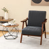 Modern Accent Chair Fabric Upholstered Lounge Chair Leisure Chair w/Cushions