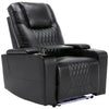 Electric Pu Leather Recliner Chair W/ USB Charge Port Sofa Gaming Home Armchair