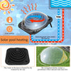 Solar Pool Heater Pool Heating w/Hose Solar Collector w/Stands Swivel Connection