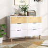 6 Drawers Storage Cabinet Bedroom Chest of Drawers Display Sideboard Living Room