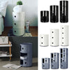 Round Storage Unit Bathroom Cabinet Chest Cupboard Side Table Vintage Postbox UK