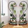 2PCS XL Plant Stand Shelf Outdoor Garden Patio Flower Shelf Basket Hanging Racks