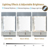 Hollywood White Makeup Dressing Table Stool Set Dresser Desk Mirror 10 LED Bulbs