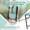 Set of 2 Patio Folding Chairs Portable Sling Back Chairs Outdoor Dining Chairs