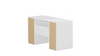 NEW White Dressing Table High Gloss Vanity Makeup Desk 6 Drawers Storage Bedroom