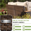 Outdoor Rattan Wicker Patio Furniture Set Sectional Sofa Patio Conversation Sets