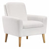 Modern Accent Chair Sherpa Fabric Upholstered Leisure Armchair Single Sofa Chair
