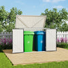 Garbage Shed Bike Bicycle Shed Lockable Garden Storage Shed Pent Roof Anthracite