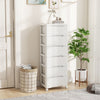 Rolling Storage Cabinet Vertical Storage Unit with 7 Drawers