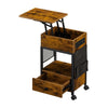 Side Table Coffee Table End Table NightStand Bedside Table with Charging Station