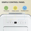 20L/DAY ‎COMFEE Dehumidifier for Home Smart Control 3L Water Tank W/ Wheels