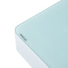 White High Gloss Glass Coffee Table Rectangular Living Room Modern Storage MDF