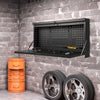 Wall-mounted Folding Workbench 2-in-1 Pegboard Tool Organizer Hanging Table