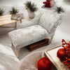 Elegant Upholstered Cream Chaise Longue Sofa with Right Armrest for Cozy Lounge
